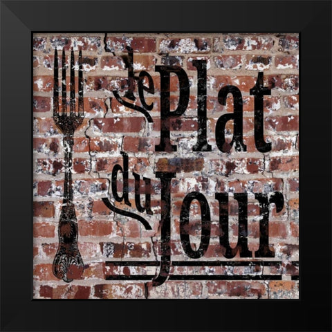 Du Jour I Black Modern Wood Framed Art Print by Edwins, Hugo