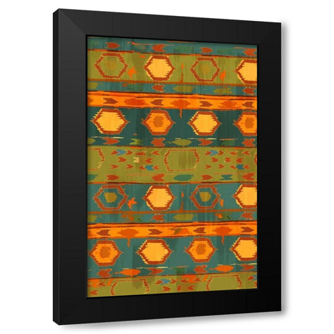 Southwest Design III Black Modern Wood Framed Art Print by Biscardi, Nicholas