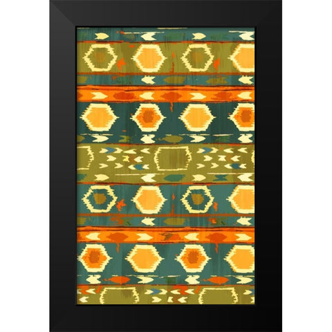 Southwest Design II Black Modern Wood Framed Art Print by Biscardi, Nicholas