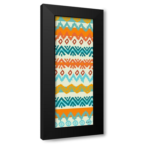 Southwest Pattern I Black Modern Wood Framed Art Print with Double Matting by Biscardi, Nicholas