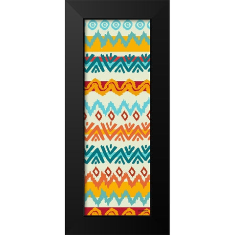 Southwest Pattern II Black Modern Wood Framed Art Print by Biscardi, Nicholas