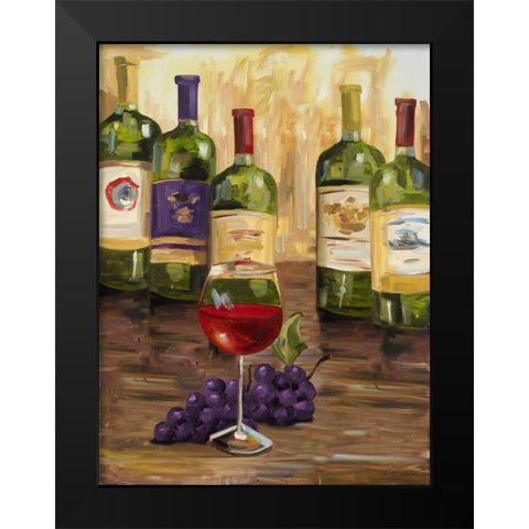 Chianti II Black Modern Wood Framed Art Print by French-Roussia, Heather A.
