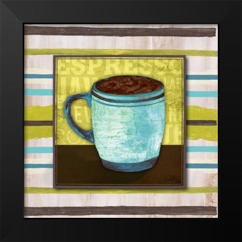 Morning Brew I Black Modern Wood Framed Art Print by Medley, Elizabeth