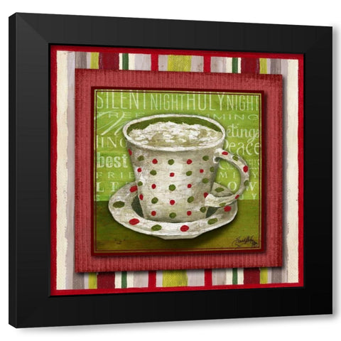 Taste of Christmas IV Black Modern Wood Framed Art Print with Double Matting by Medley, Elizabeth