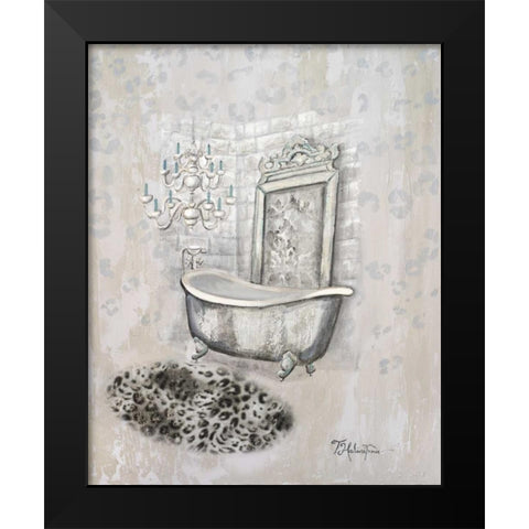 Antique Mirrored Bath II Black Modern Wood Framed Art Print by Hakimipour, Tiffany