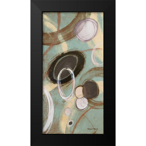 Inside Blue I Black Modern Wood Framed Art Print by Marcon, Michael