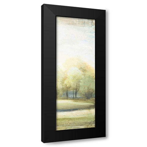 Late Afternoon Panel I Black Modern Wood Framed Art Print with Double Matting by Marcon, Michael