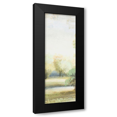 Late Afternoon Panel II Black Modern Wood Framed Art Print with Double Matting by Marcon, Michael