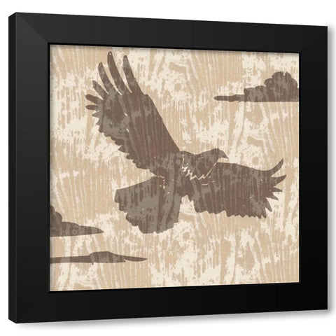 Spirit Lodge I Black Modern Wood Framed Art Print with Double Matting by Biscardi, Nicholas