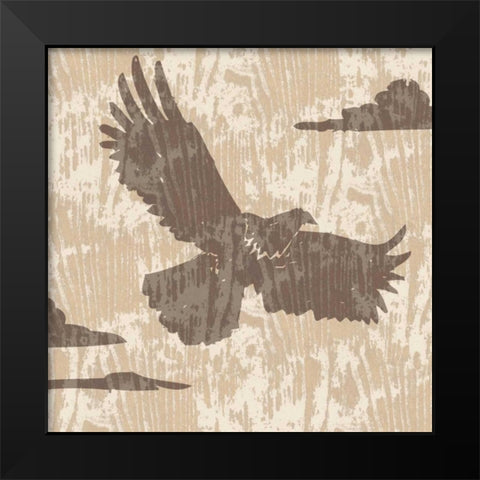 Spirit Lodge I Black Modern Wood Framed Art Print by Biscardi, Nicholas