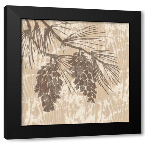 Spirit Lodge II Black Modern Wood Framed Art Print by Biscardi, Nicholas