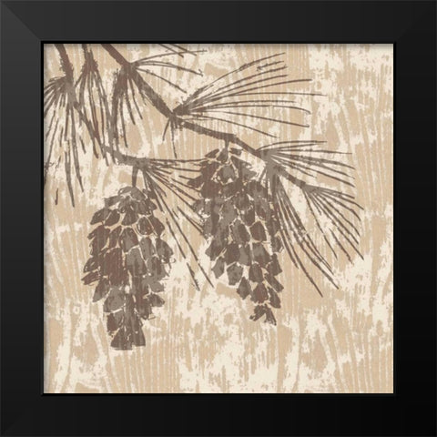 Spirit Lodge II Black Modern Wood Framed Art Print by Biscardi, Nicholas