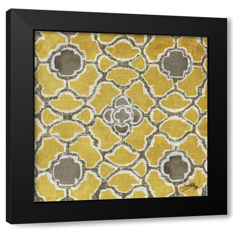 Gold Modele I Black Modern Wood Framed Art Print by Medley, Elizabeth