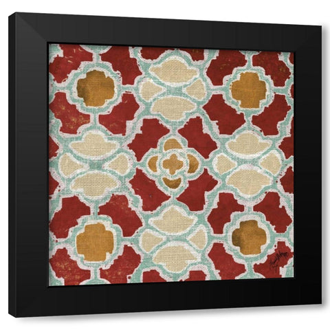 Moroccan Modele I Black Modern Wood Framed Art Print by Medley, Elizabeth