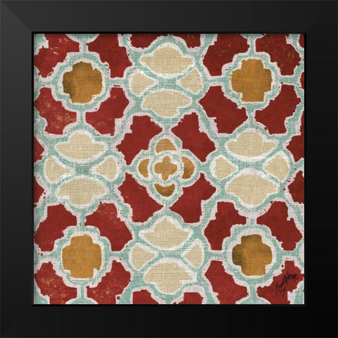 Moroccan Modele I Black Modern Wood Framed Art Print by Medley, Elizabeth