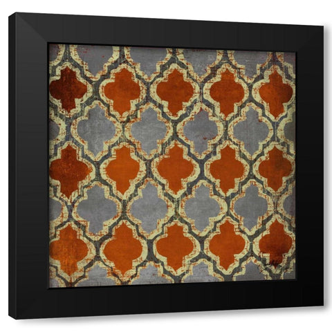 Red Modele II Black Modern Wood Framed Art Print by Medley, Elizabeth