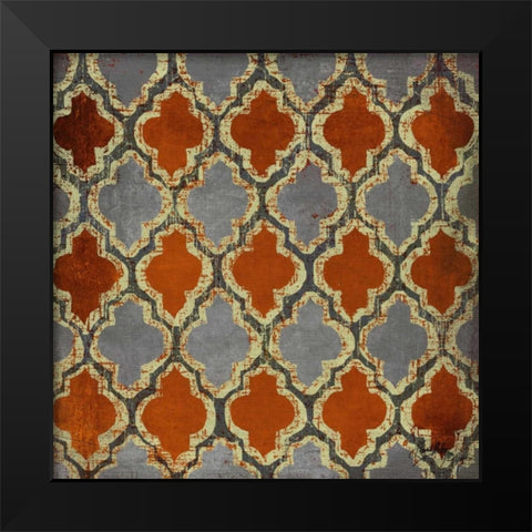 Red Modele II Black Modern Wood Framed Art Print by Medley, Elizabeth