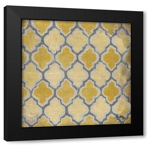 Mustard Modele II Black Modern Wood Framed Art Print by Medley, Elizabeth