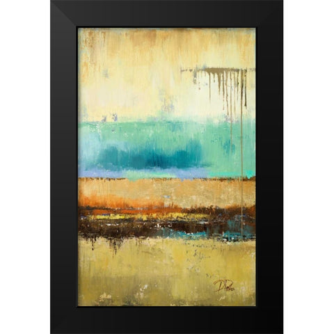 Rain II Black Modern Wood Framed Art Print by Pinto, Patricia