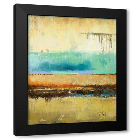 Rain II Black Modern Wood Framed Art Print by Pinto, Patricia