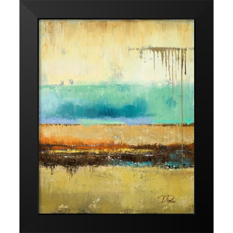 Rain II Black Modern Wood Framed Art Print by Pinto, Patricia