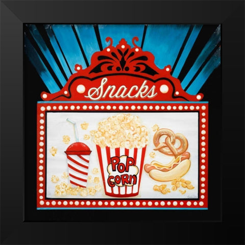 Fresh Pop Black Modern Wood Framed Art Print by Ritter, Gina