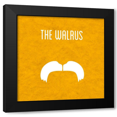The Walrus Black Modern Wood Framed Art Print by Studio, Sd Graphics