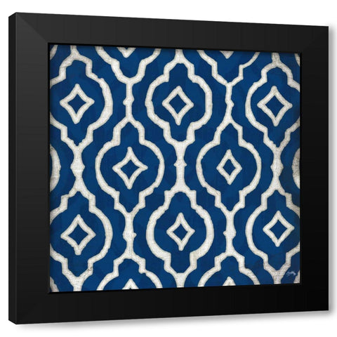 Indigo Modele II Black Modern Wood Framed Art Print by Medley, Elizabeth