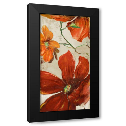 Modernismo Roja I Black Modern Wood Framed Art Print by Pinto, Patricia