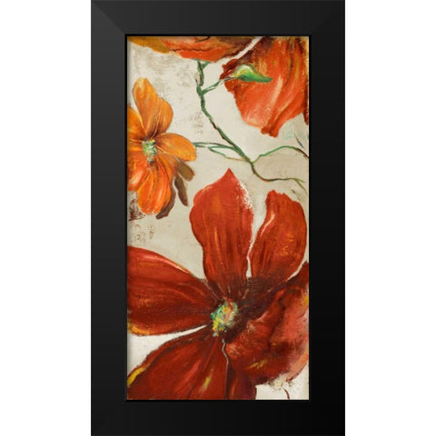 Modernismo Roja I Black Modern Wood Framed Art Print by Pinto, Patricia