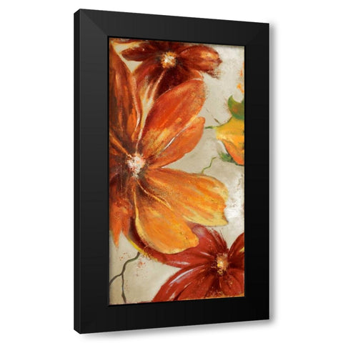Modernismo Roja II Black Modern Wood Framed Art Print with Double Matting by Pinto, Patricia