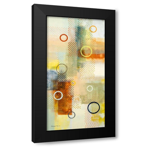 Floating Forms I Black Modern Wood Framed Art Print by Marcon, Michael