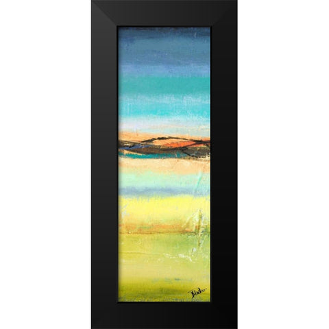 Twilight Panel I Black Modern Wood Framed Art Print by Pinto, Patricia