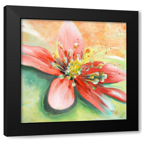 Tropical Splendor I Black Modern Wood Framed Art Print by Pinto, Patricia