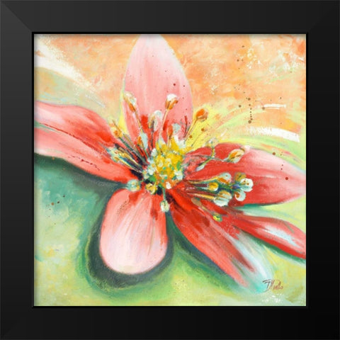 Tropical Splendor I Black Modern Wood Framed Art Print by Pinto, Patricia