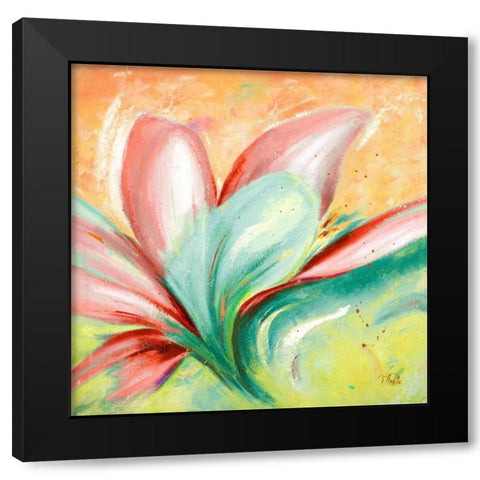 Tropical Splendor II Black Modern Wood Framed Art Print by Pinto, Patricia