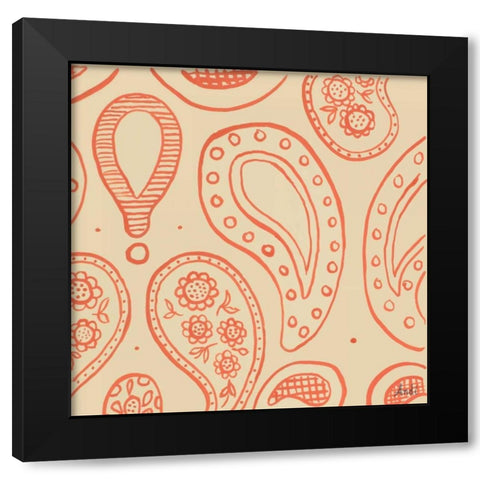 Discovery Square I Black Modern Wood Framed Art Print by Metz, Andi