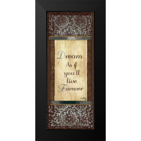 Dream and Love I Black Modern Wood Framed Art Print by Medley, Elizabeth