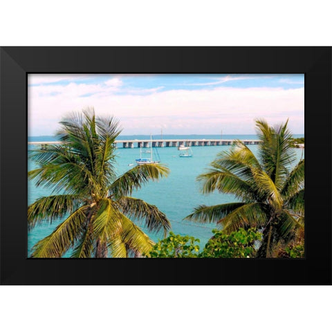 Beautiful Day Black Modern Wood Framed Art Print by Peck, Gail