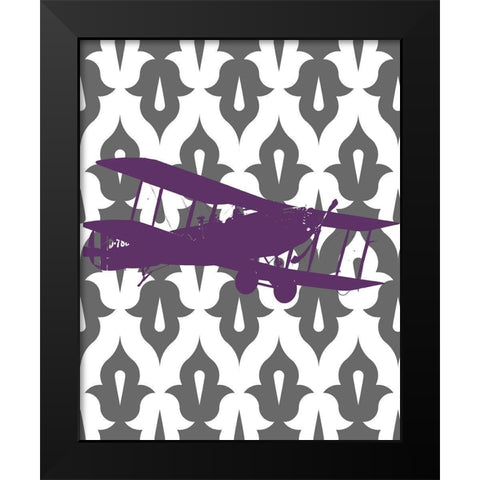 Flight Patterns I Black Modern Wood Framed Art Print by Marcon, Michael