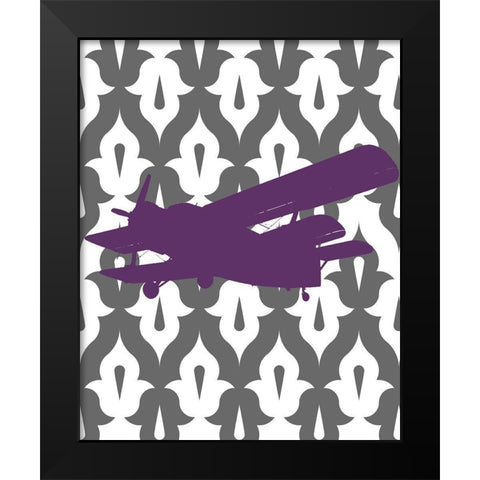 Flight Patterns II Black Modern Wood Framed Art Print by Marcon, Michael