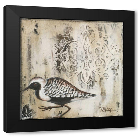 Couture Sandy Shore I Black Modern Wood Framed Art Print by Hakimipour, Tiffany