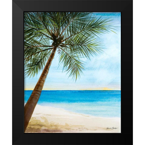 Way Out I Black Modern Wood Framed Art Print by Baliko, Linda