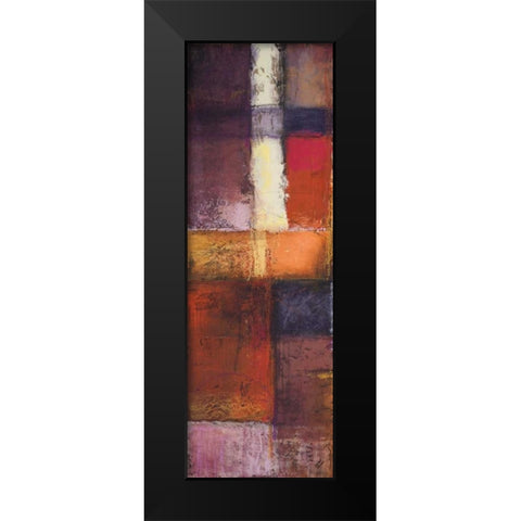 Deconstructing Panel I Black Modern Wood Framed Art Print by Marcon, Michael