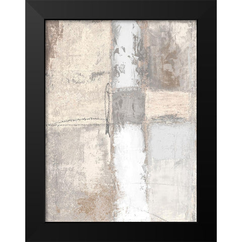 Neutral Autumn Deconstructing I Black Modern Wood Framed Art Print by Marcon, Michael