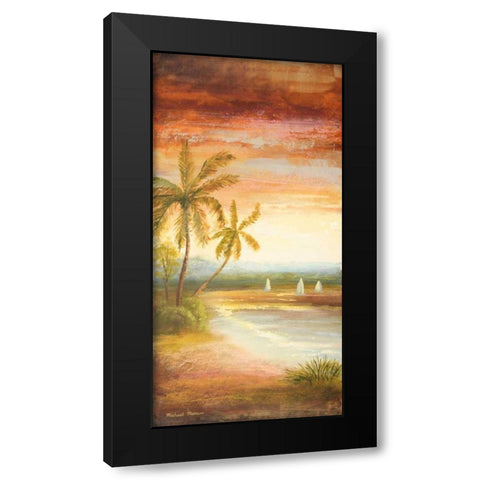 Return to the Sea Black Modern Wood Framed Art Print with Double Matting by Marcon, Michael
