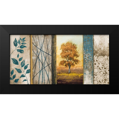 The Way of Nature I Black Modern Wood Framed Art Print by Marcon, Michael