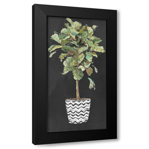Essential Compliment on Black I Black Modern Wood Framed Art Print by Pinto, Patricia