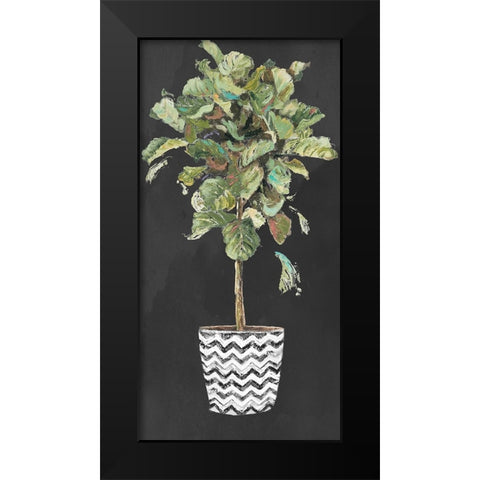 Essential Compliment on Black I Black Modern Wood Framed Art Print by Pinto, Patricia