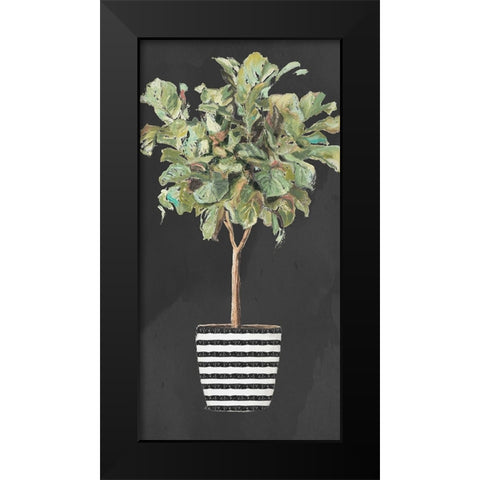 Essential Compliment on Black II Black Modern Wood Framed Art Print by Pinto, Patricia